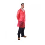 Red Visitor Coats Velcro (x 50)