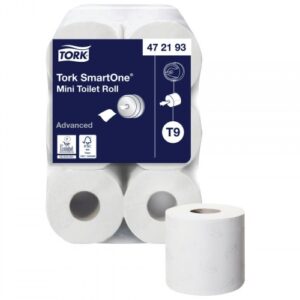 472193 Tork SmartOne Mini Toilet Roll 2 Ply