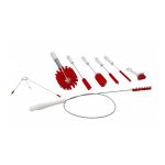 Vikan 53584 Brush Kit for Soft Ice Machines in Red