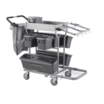 Vikan 580110 Cleaning trolley, large, 60 cm, Grey