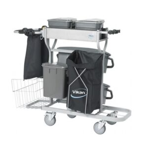 Vikan 580314 Compact Cleaning Trolley, 40 cm, Grey