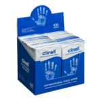 CAHW100 Clinell Antimicrobial Hand Wipes (Box x 100)