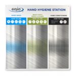 GOJO® BRD OPT3, Hand Hygiene Station, 3 Step Placement Board only