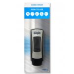 Gojo BRD-SNG-WSH Hand Wash 1 Step Board & 8888 Dispenser