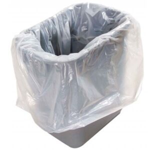 White Square Bin Liners 15"x 24"x 24" 9008 (Case x 1000)