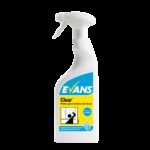 Evans Clear  Window, Glass and Stainless Steel Cleaner 750ml