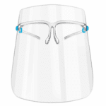 Face Shield Protective Visor with Glasses Frame