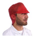 Non Woven Red Snood Cap (Case x 500)