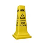 Caution Wet Floor Cone 21″
