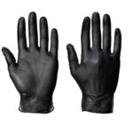 Black Vinyl Powder Free Disposable Gloves (Box of 100)