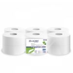812297 (JWH150) ECO150J Mini Jumbo White Toilet Roll