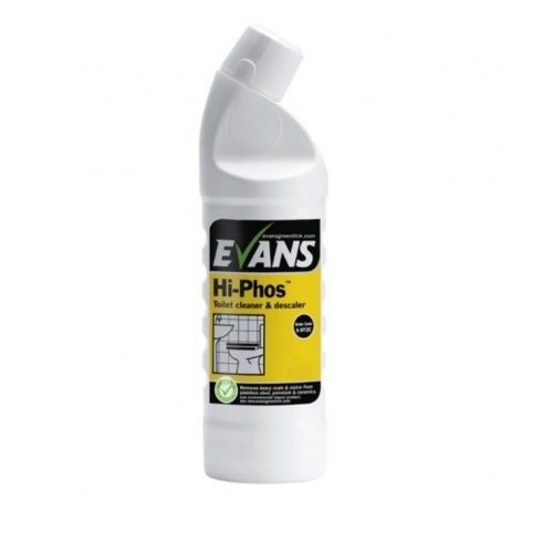 Evans HiPhos 1 Litre Heavy Duty Toilet Cleaner & Descaler Provac