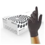 Black Nitrile Powder Free Disposable Glove (Box of 100)