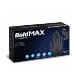 Aurelia Bold MAX Thick Black Powder Free Nitrile Glove (6 Mil)