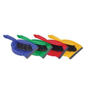 102940 Dustpan & Brush Set in 4 Colours