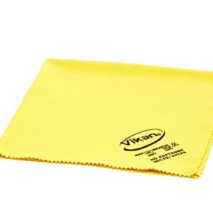 Vikan 69154 Microfibre Lustre Cloth 40x40cm, Cloth in 4 colours (Pack x 5)