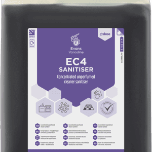 Evans EC4 Sanitiser  Multi Surface Cleaner & Disinfectant 5 Litres