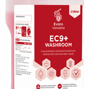 Evans EC9 Washroom  Bactericidal Cleaner & Descaler 1 Litre