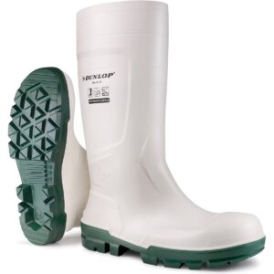 Dunlop NB1JB01 White Work-it Full Safety PVC Wellington