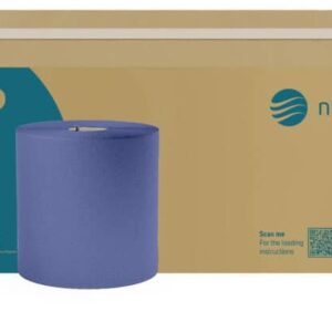 RT5167NS Roll Towel Blue Embossed