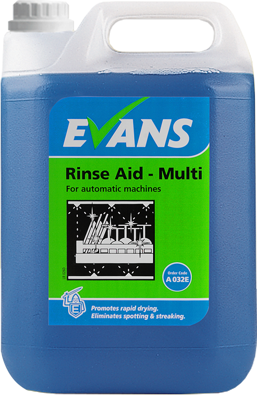 Evans Rinse Aid Multi 5 Litre (For Automatic Machines) Provac