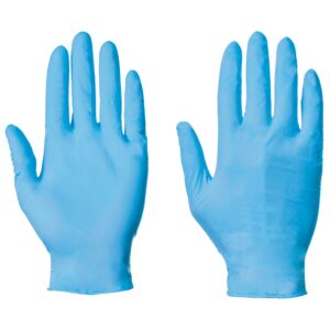 SDS-0551 Powder Free 5.5 Thick Blue Nitrile Glove (x100)