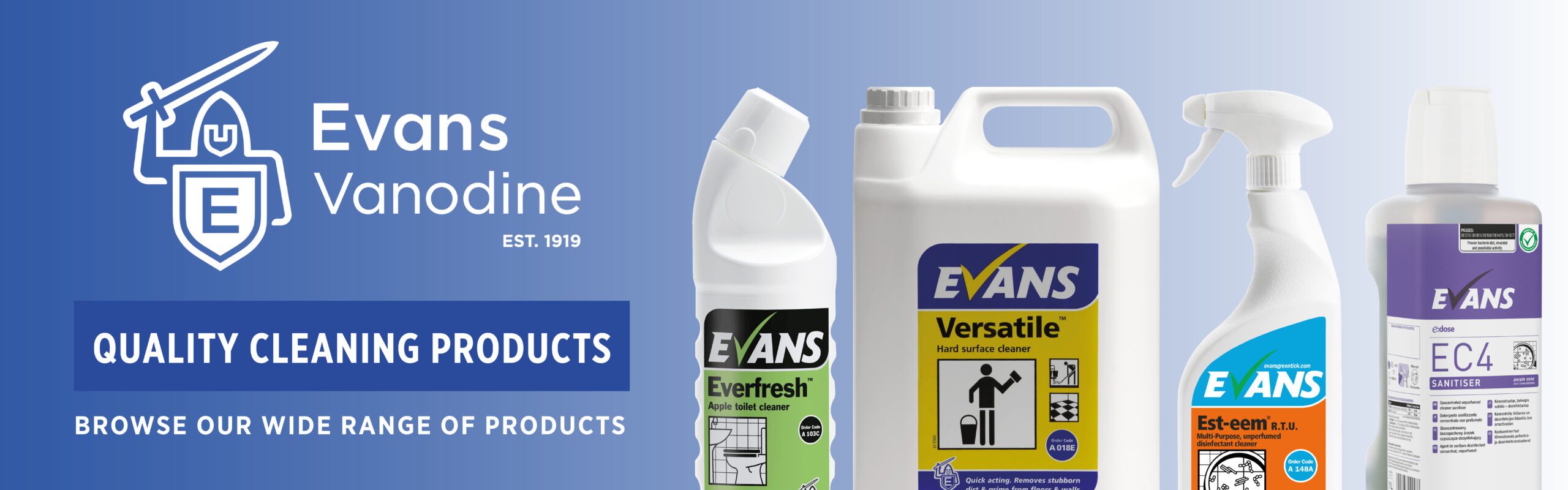 Evans Products Range