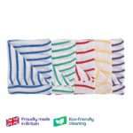 100751 Medium Weight Hygiene Colour Coded Dishcloth (Pack x 10)