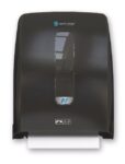 North Shore Mechanical Hands Free Roll Towel Dispenser in Black