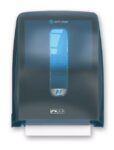 North Shore Mechanical Hands Free Roll Towel Dispenser in Blue