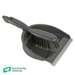 104938 Grey Dustpan & Brush Soft (Recycled)