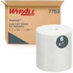 WypAll 7753 Wettask Low Lint Wipes for Solvents