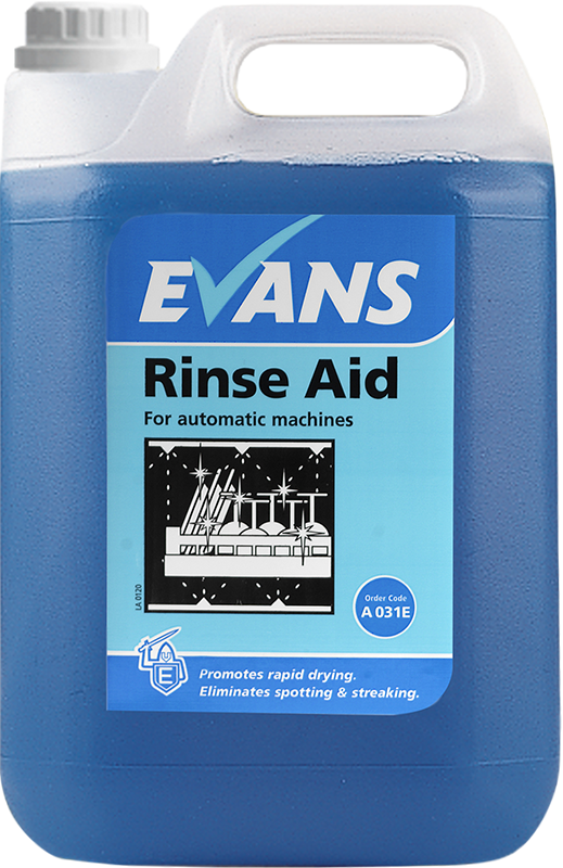 Evans Rinse Aid 5 Litre (For Automatic Machines) Provac