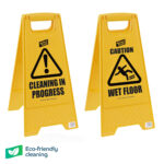 105050 Wet Floor / Cleaning In Progress Sign (Eco)