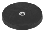 Vikan 1121 Magnet for shadow board w/M6 internal thread (bolt and washer), Ø66 mm, Black