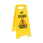 105153 Male/Male Attendant Standard Safety Floor Sign