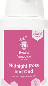 Evans Air and Fabric Freshener, Midnight Rose and Oud 500ml Spray