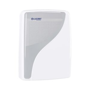 892984A Identity White Folded Hand Towel Dispenser 
