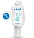 Clinell CHSGTOT50 Hand Sanitising Gel with Clip 50ml