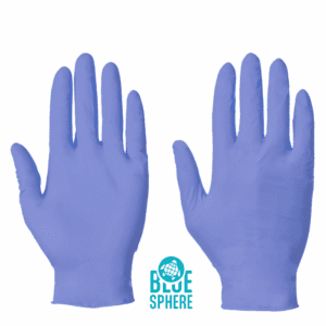 Biodegradable Powder Free Blue Nitrile Gloves SDS-05311-4