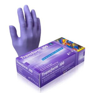 Transform 100 Blue Powder Free Gloves (Box x 100)