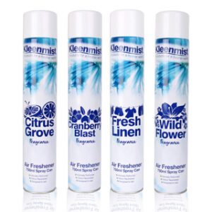 Kleenmist Air Freshener 750ml (Pack x 6) in 4 Aromas