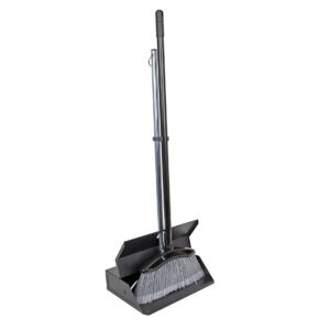 105615 Lobby Dustpan & Brush Powder Coated Black