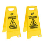 105152 Wet Floor Sign Female/Female Attendant